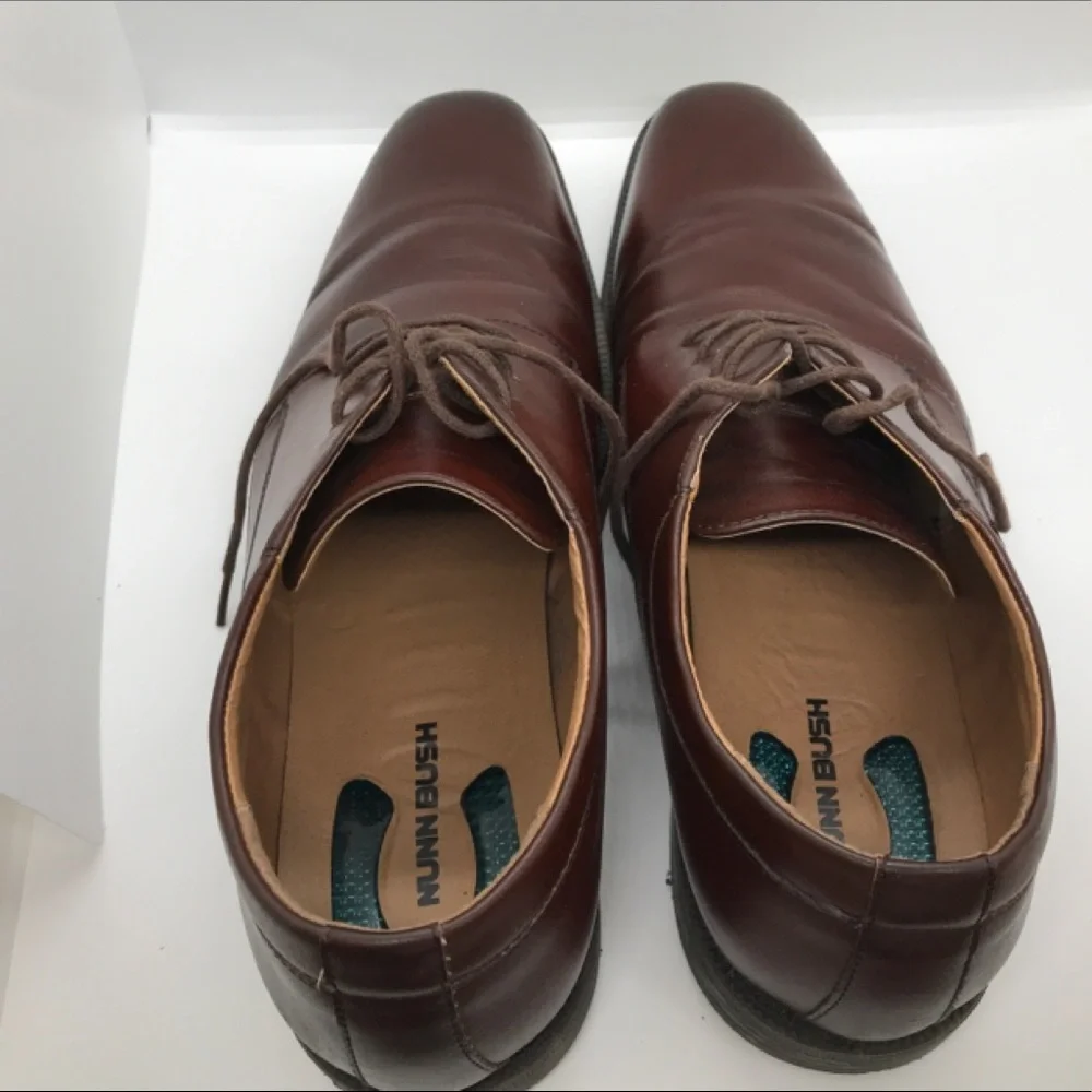 Nunn Bush Mens Brown‎ Oxford Tie Shoes Size 12M